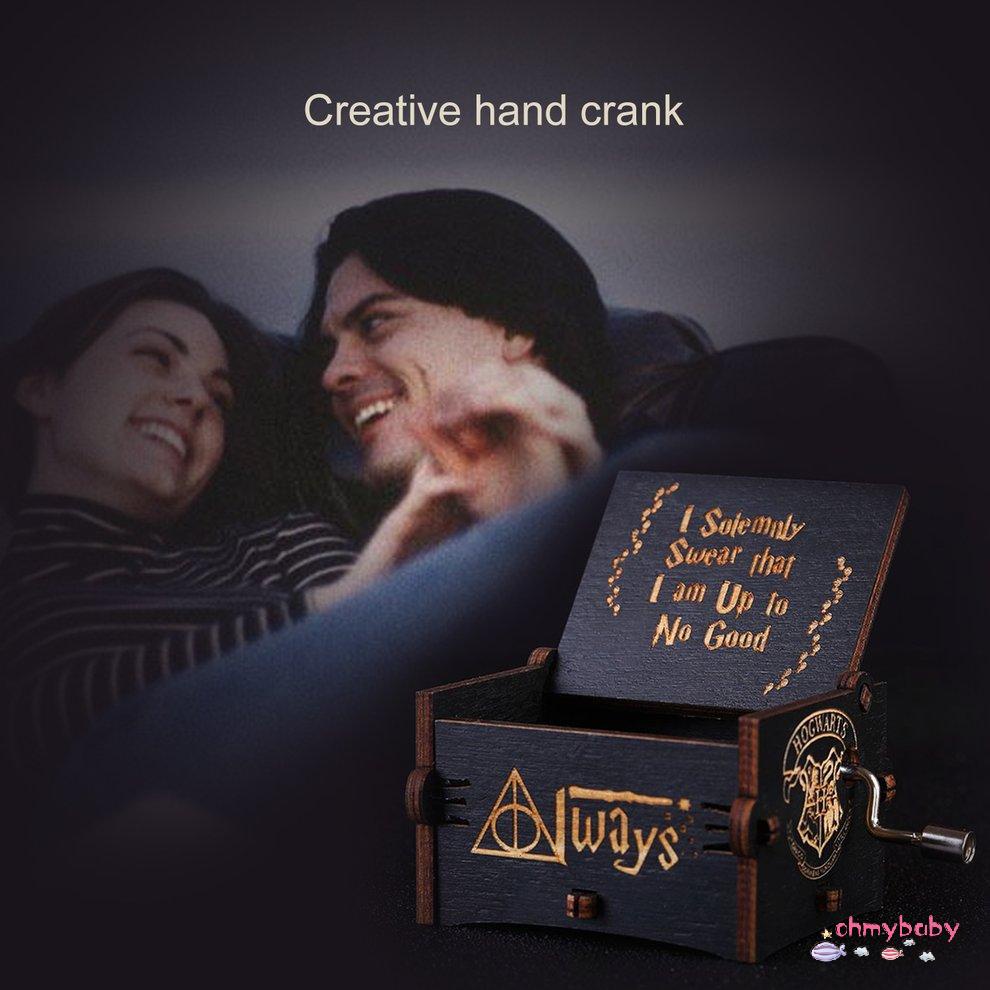 [OMY] Nhà Hộp Nhạc Cổ Điển Gỗ Quay Tay Sáng Tạo Thủ Công [P/19]