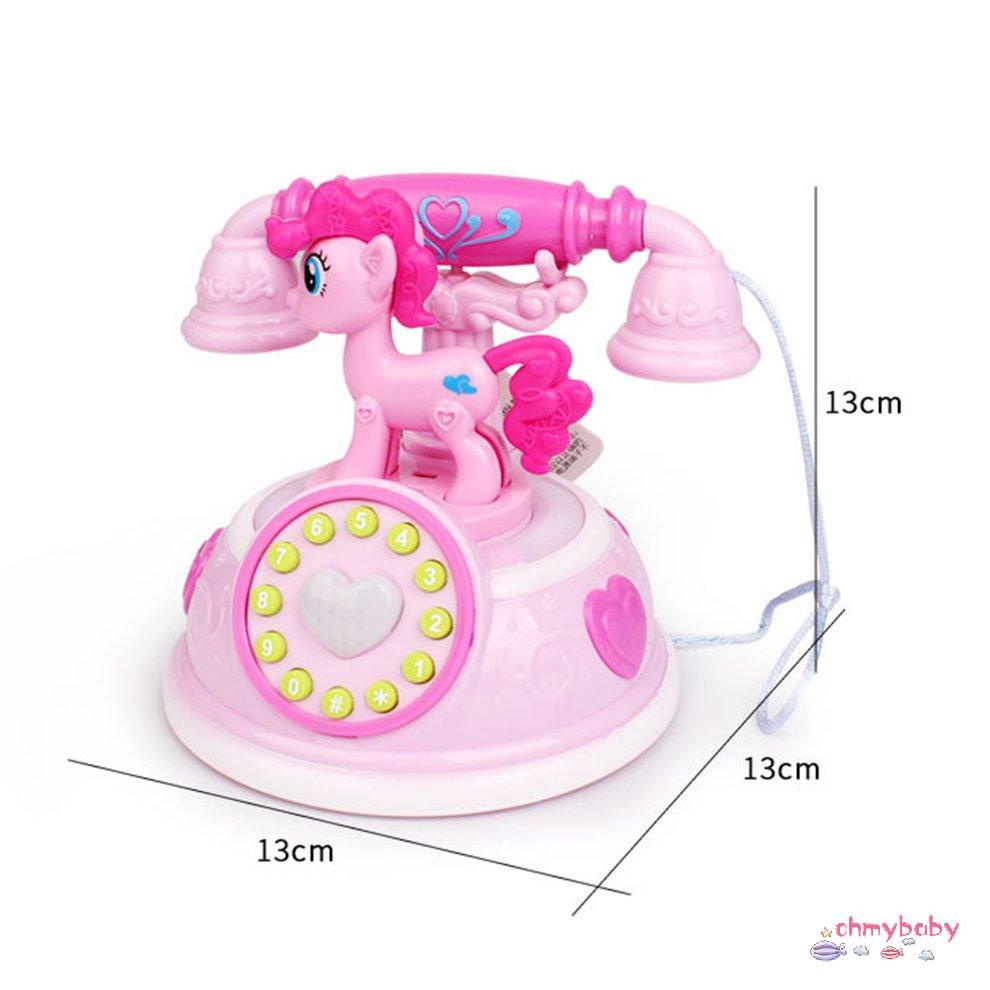 [Trong kho] Chất Lượng Cao Retro Điện Thoại Giáo Dục Sớm Truyện Máy Đa Chế Độ Mô Phỏng Đồ Chơi Bé Gái [P/19]