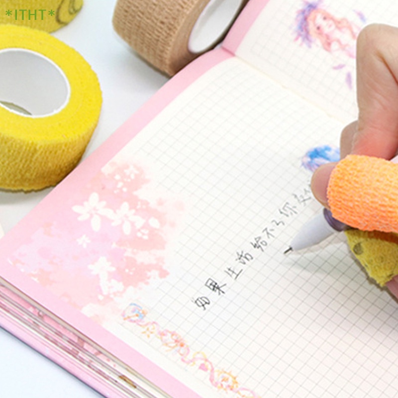 Băng Quấn Bảo Vệ Ngón Tay Tự Dính Bằng Vải Không Dệt Bảo Vệ Cho Học Sinh Mới
