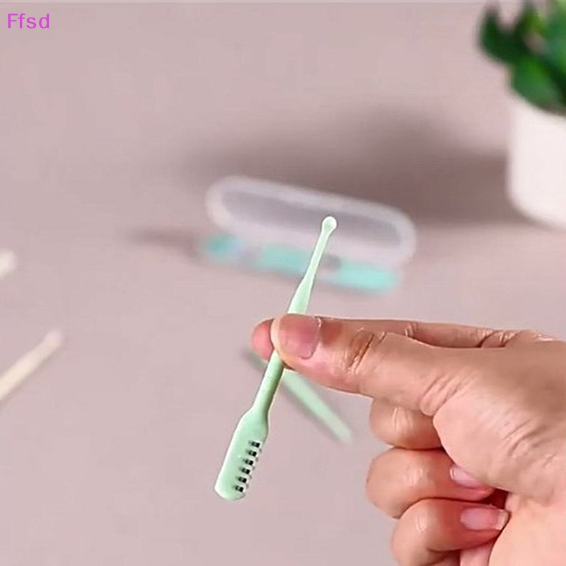 {Ffsd} Máy Tỉa Lông Mũi Và Tai Hai Đầu Di Động Kèm Hộp Đựng * Bán Chạy