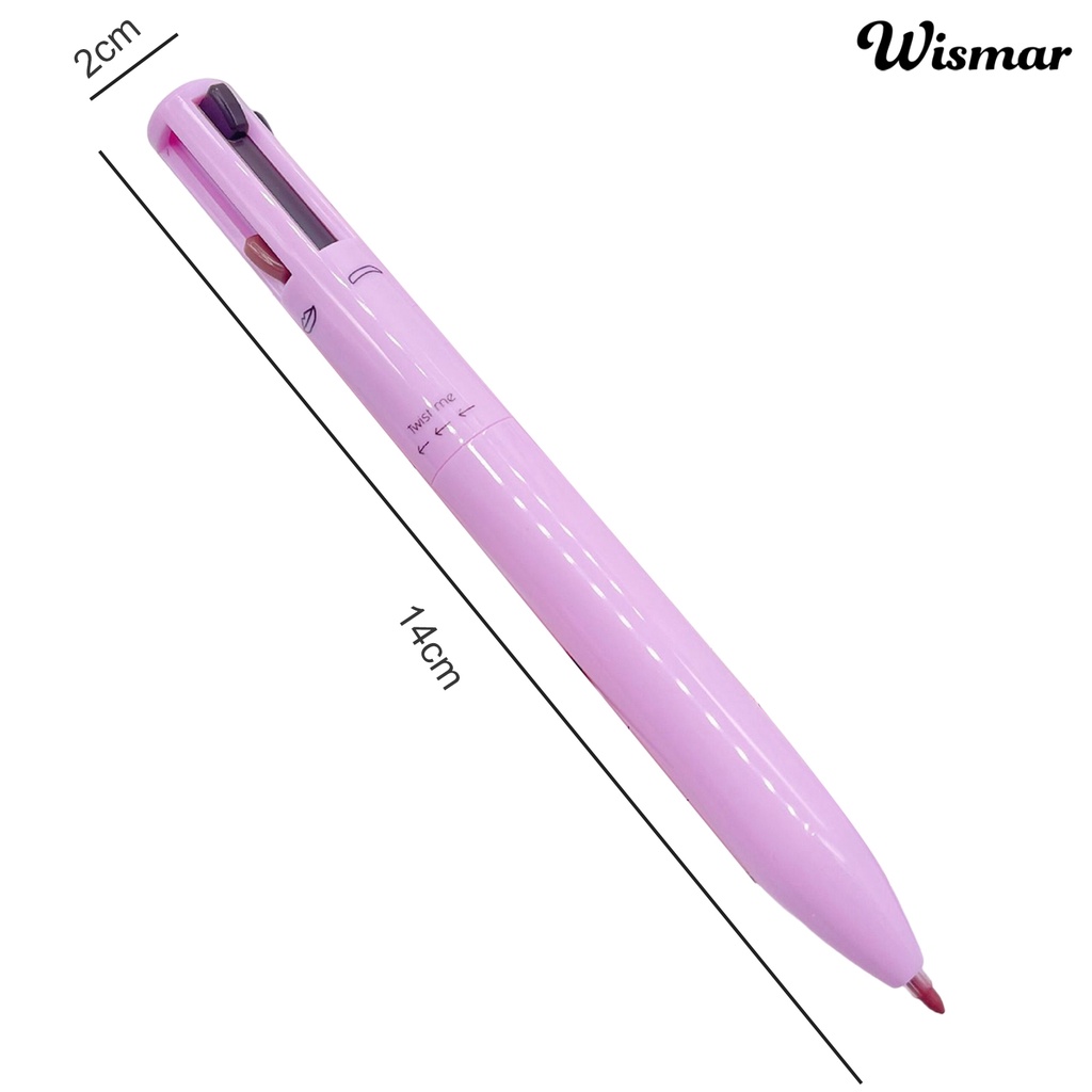 Bút Kẻ Mắt / Môi / Lông Mày 4 Trong 1 Kết Cấu Nhẹ Nhàng Chống Nước Không Gây Kích Ứng mr.2