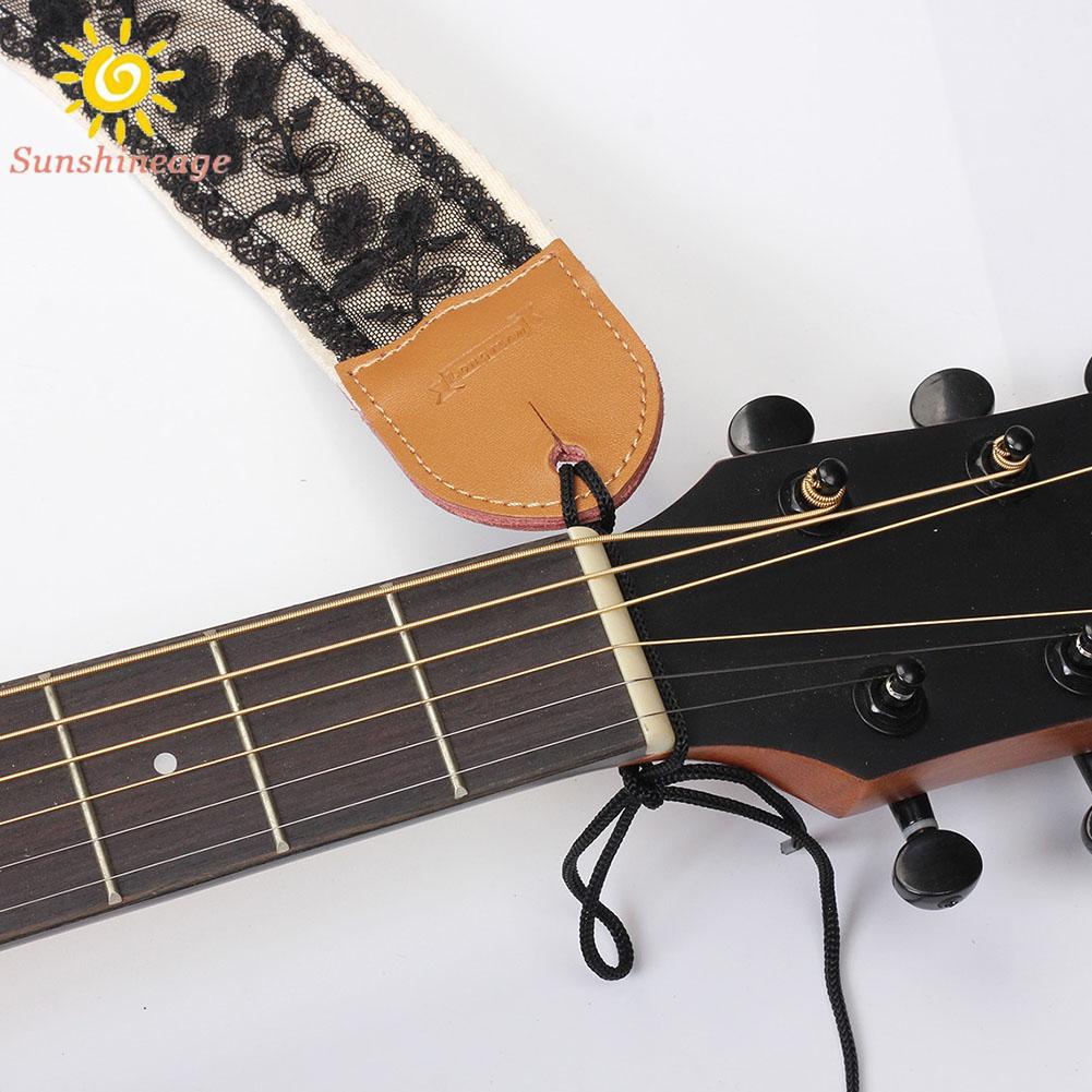 Dây Đeo Đàn Guitar Điện / Guitar Bass Có Khóa Cài Tùy Chỉnh Tiện Dụng