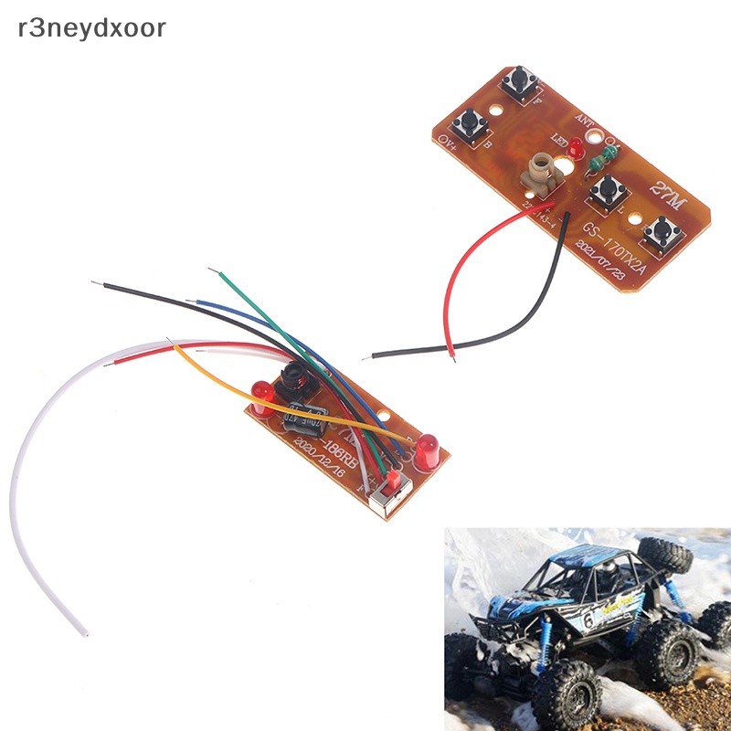 4CH RC điều khiển từ xa 27MHz mạch PCB Transmitter Receiver Board đài phát thanh hệ thống cho RC xe