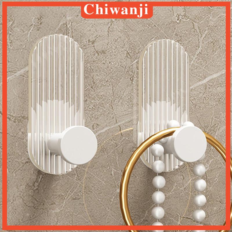 [Chiwanji] Giá Đỡ Khăn Tắm Bằng Acrylic Có Móc Treo Cho Phòng Tắm / Phục Vụ