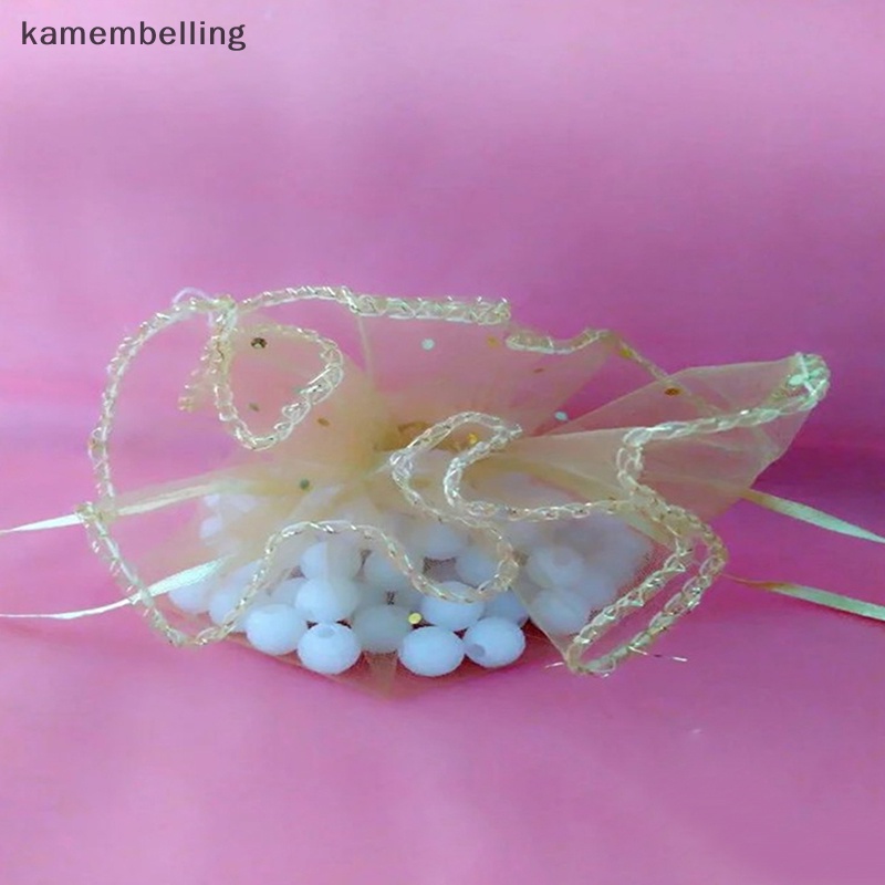 Set 10 Túi Dây Rút 25cm Nhỏ Xinh Đựng Quà Giáng Sinh