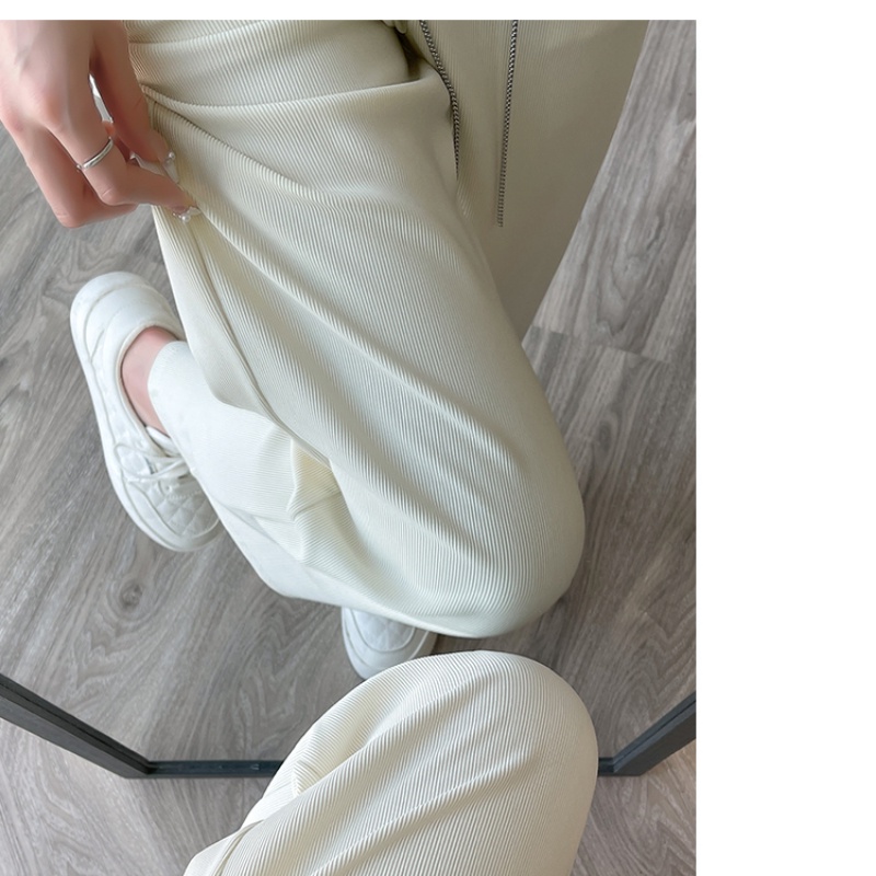 Quần Dài Ống Rộng Lưng Cao Thời Trang Cá Tính Cho Nữ