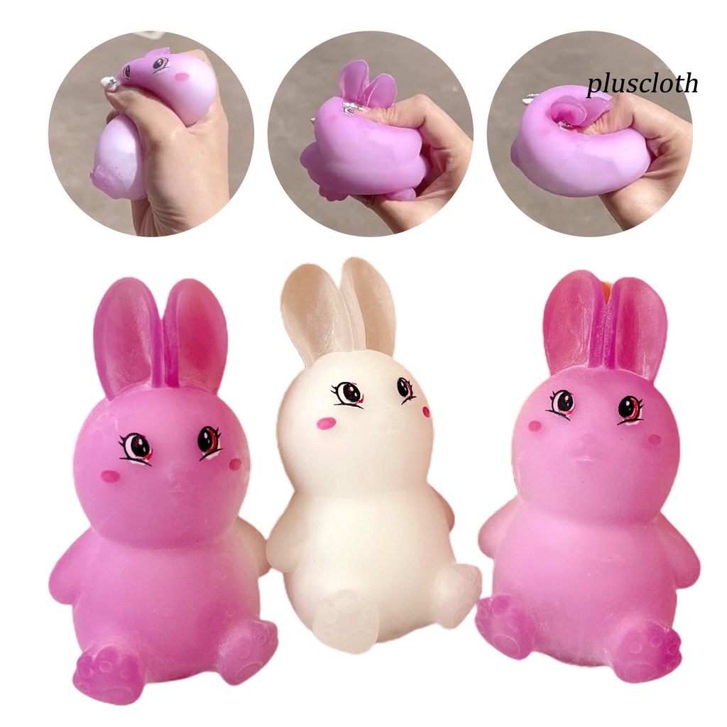 Đồ Chơi Xốp Squishy Giảm Stress Hình Thỏ Dễ Thương Cho Bé