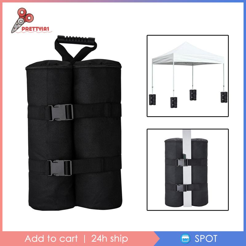 [Prettyia1] Túi Cát Màu Đen Để Dựng Lều Mái Hiên Không Cát
