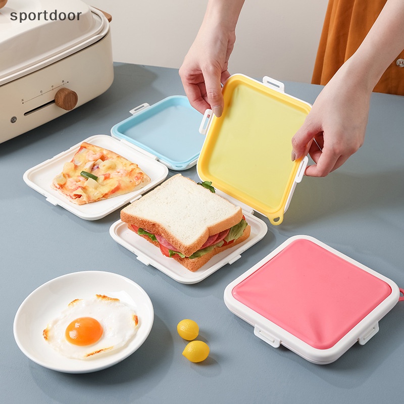 Hộp Đựng Thức Ăn Trưa Bằng Silicone Có Thể Tái Sử Dụng