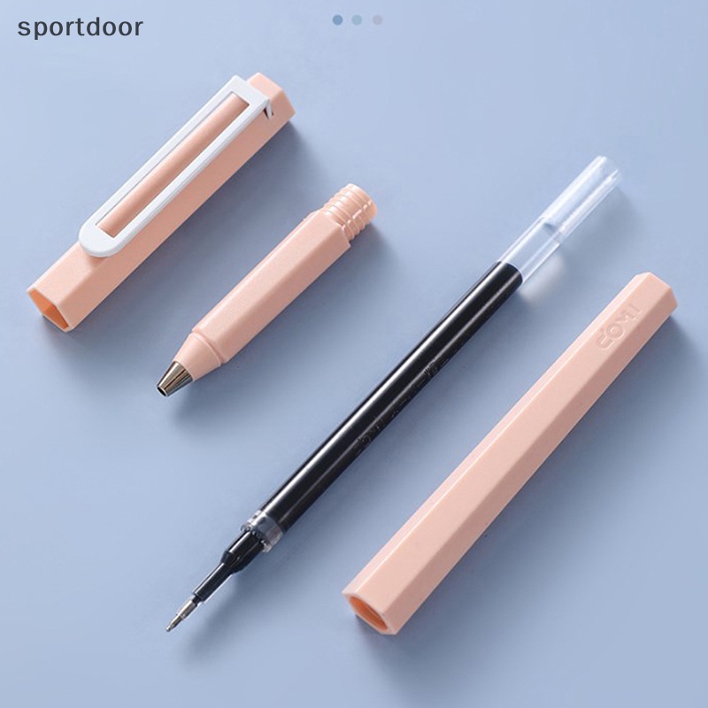 Bút Bi Mực Đen Ngòi 0.5mm Hình Lục Giác Dễ Thương