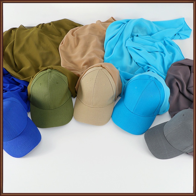 Mũ Lưỡi Trai Chiffon Chống Nắng Hai Chức Năng Màu Trơn Đơn Giản Thời Trang Đi Biển Mùa Hè Cho Nữ