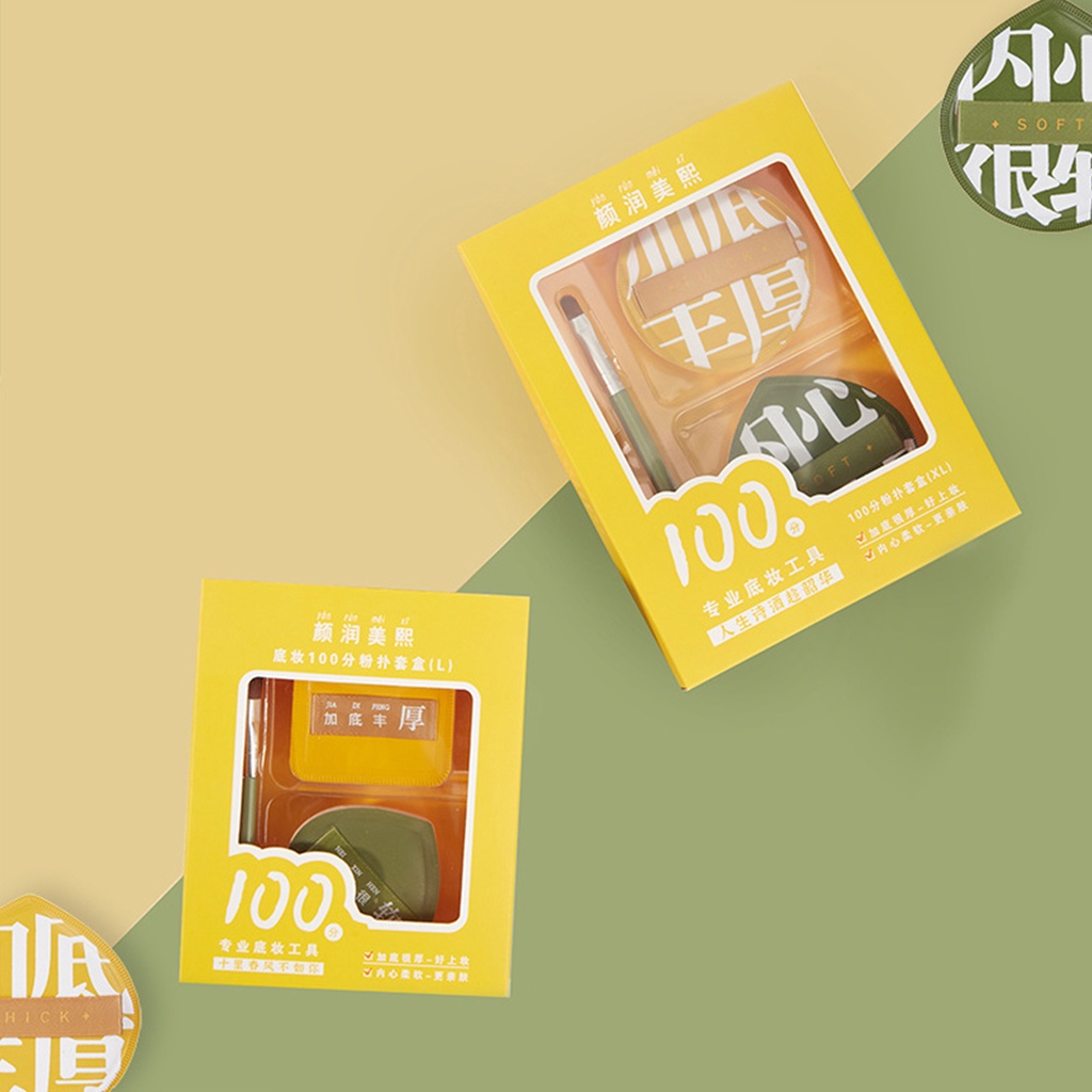 Mút Trang Điểm Mềm Mại Hình Tròn Tiện Dụng