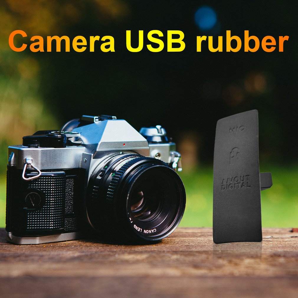1Pc Usb Rubber Lid Door Dust-Proof Cover Usb/Hdmi-Compatible Dc In/Video Out Bottom For Canon 550D Camera [Q/11]
