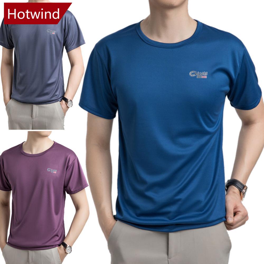 Áo Thun Thể Thao Cổ Tròn Thấm Hút Mồ Hôi Nhanh Khô G1I8 Thời Trang Mùa Hè Cho Nam