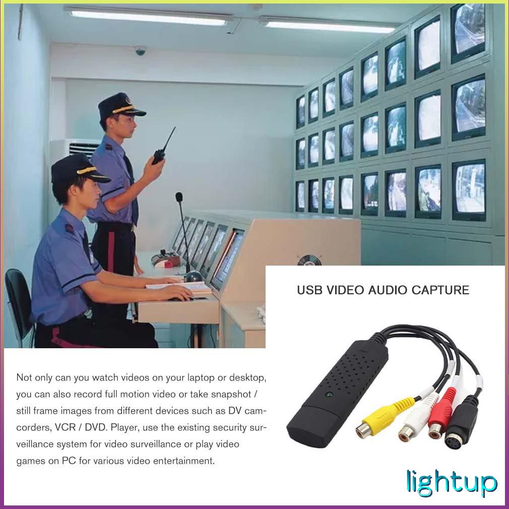 Vhs To Digital File Converter Express USB 2.0 Video Grabber Audio Av Computer