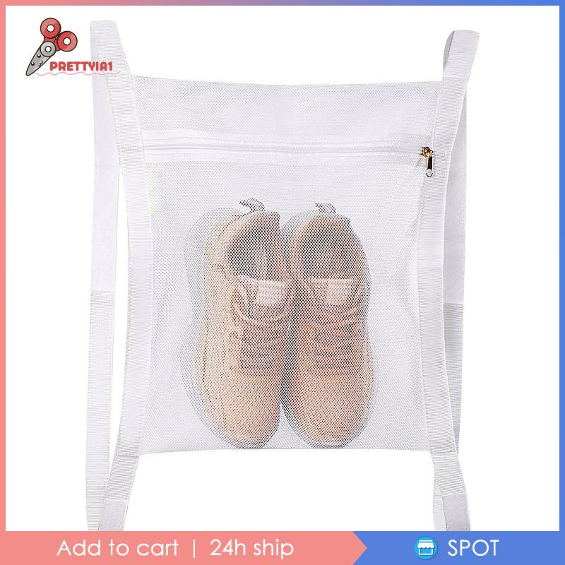 [Prettyia1] Túi Lưới Giặt Giày Thể Thao Dễ Dàng Cài Đặt Và Khô