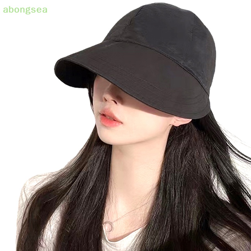 1 Mũ Lưỡi Trai Bongsea Vành Rộng Chống Nắng Có Dây Rút Điều Chỉnh Được Cho Nam Và Nữ