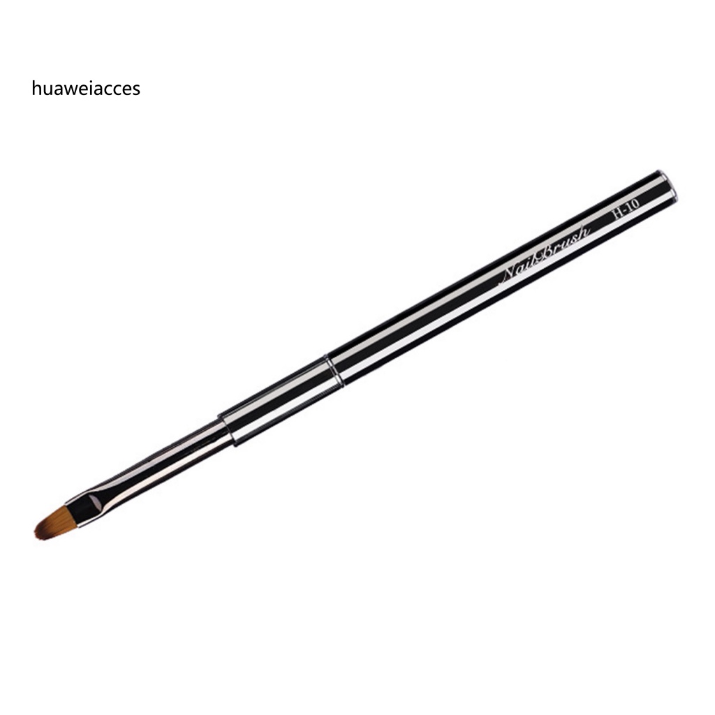 Hua Bút Vẽ Móng Tay Lông Mềm Không Phai Màu Độ Bóng Cao Có Vỏ Bút Vẽ Đường Viền Cho Salon Làm Móng Tay