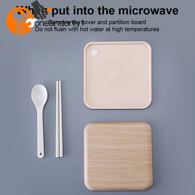 Hộp cơm Hai Tầng 1400ml Kèm Muỗng Và Đũa Có Dây Đeo Chống Rò Rỉ Thiết Kế Cao Cấp