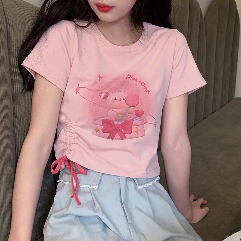 Quần Lưng Cao Form Ôm Phối Dây Rút Thời Trang Mùa Hè