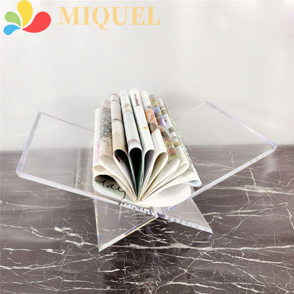 Kệ Đựng Tạp Chí Hình Chữ X Bằng Acrylic Mềm Mại Phong Cách Hiện Đại