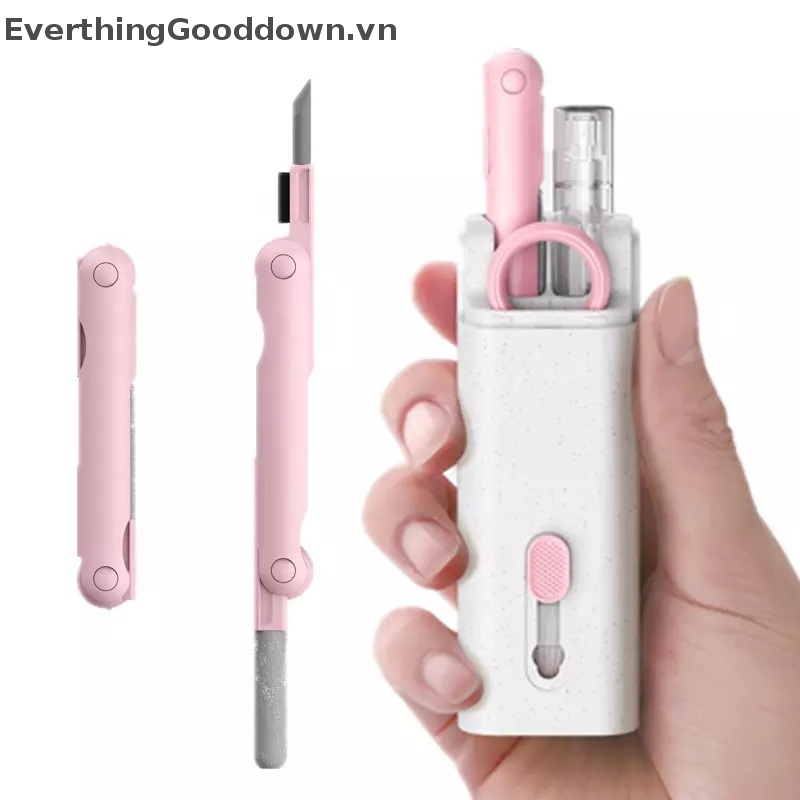 Set 1 Bộ Bàn Chải Làm Sạch Bụi Bàn Phím Máy Tính 7 Trong 1 Everthingooddown