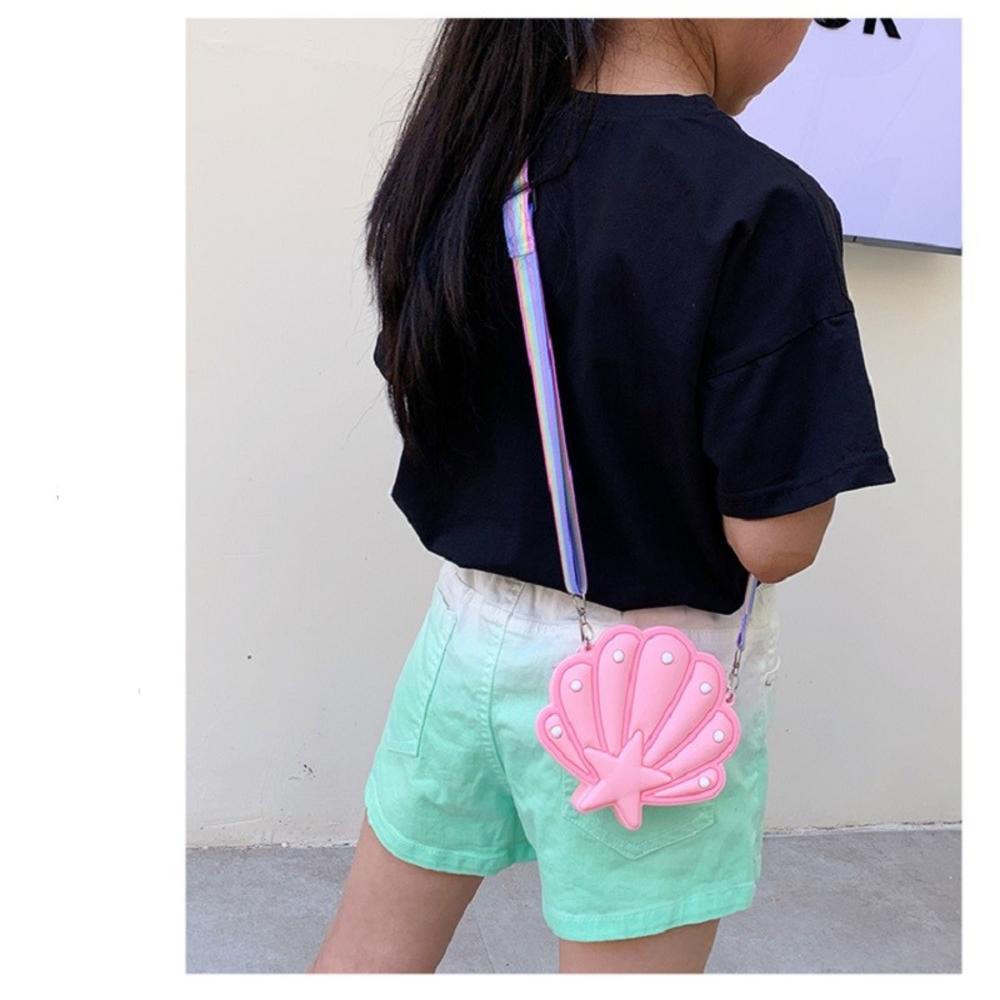 Túi Đeo Chéo Bằng Silicone Nhiều Ngăn Tiện Dụng Dành Cho Trẻ Nhỏ