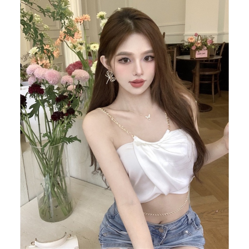 Áo Hai Dây Thiết Kế Quyến Rũ Thời Trang Mùa Hè Cho Nữ
