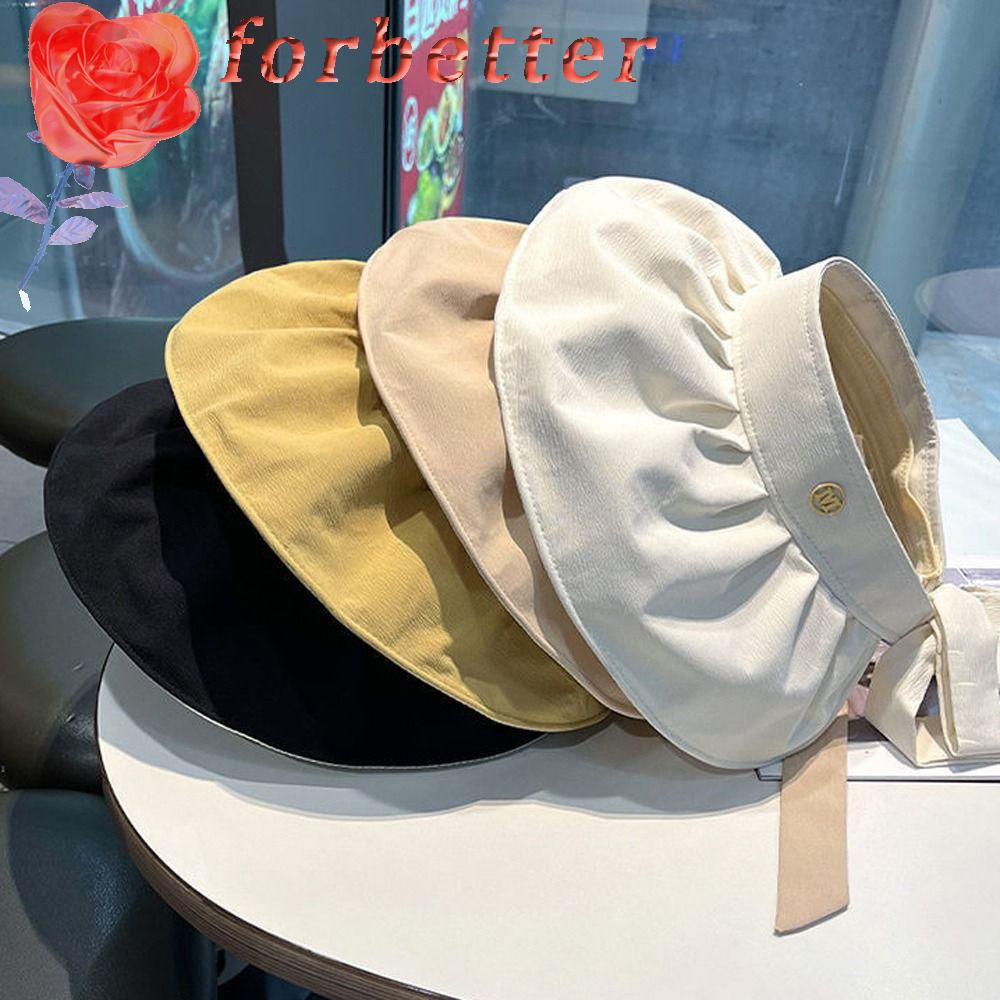 Mũ Lưỡi Trai Chống Nắng Vành Rộng Hở Chóp Thời Trang Đi Biển Cho Nữ