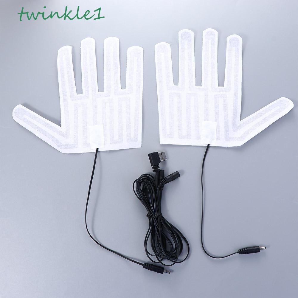 Găng Tay Sưởi Ấm Năm Ngón Chạy Điện USB Tiện Dụng