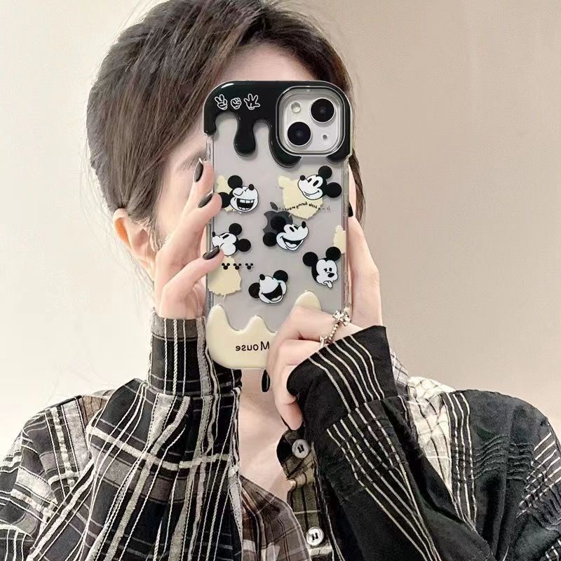 ✅Ốp Điện Thoại Họa Tiết Chuột Mickey 12Qw Cho Iphone13promax / xrproxs14 Niche plus 11