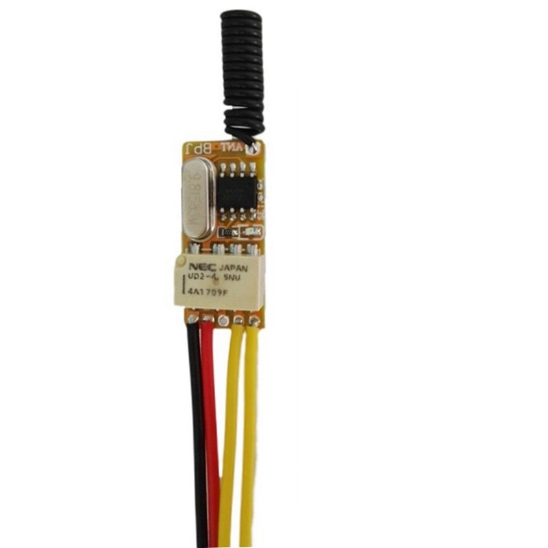 1 Bộ Công Tắc Rơ Le Điều Khiển Từ Xa RF 433MHZ 4.2V 4.5V 5V 6V 7.4V 9V 12V