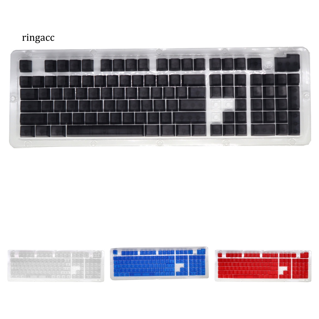 Bàn Phím RGA 104 Phím Chống Trượt Bằng ABS Trong Suốt Cho Văn Phòng