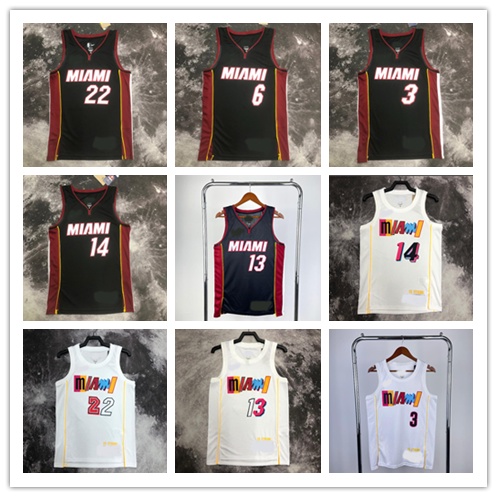 [Hot press] Áo bóng rổ Miami Heat với LOGO Vest City phiên bản Jersey