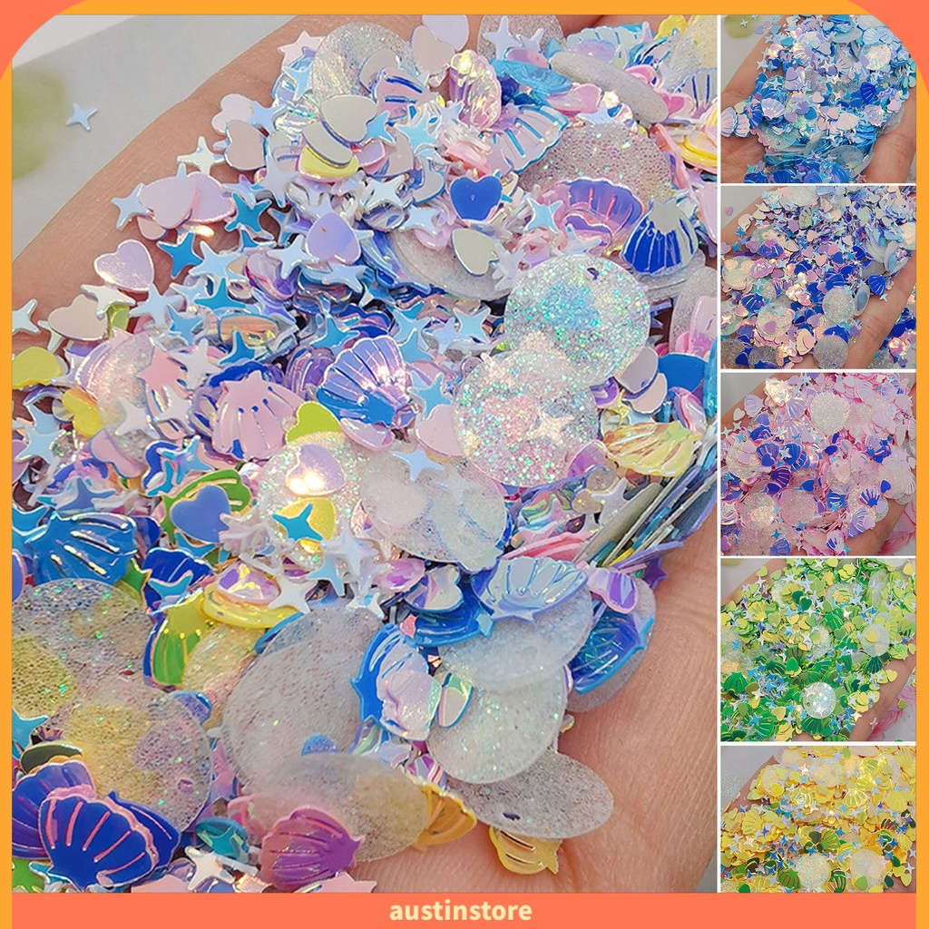 1 Túi 10g Hạt Sequin Lấp Lánh Dùng Để Trang Trí Móng Nghệ Thuật