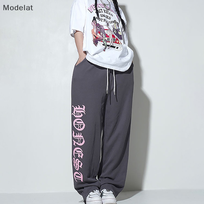 Quần Jogger MFC Dáng Rộng Ống Thẳng Phong Cách Thể Thao Đường Phố Hàn Quốc