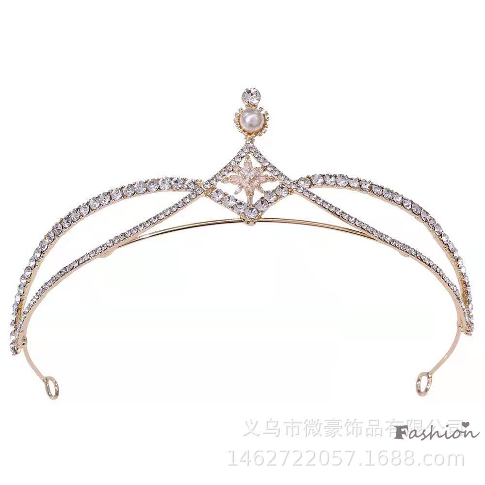 Phụ Kiện Vương Miện Trang Sức Cô Dâu Đa Năng Mới Bán Chạy Từ Nhà Máy Sản Xuất Trực Tiếp Từ Nhà Máy