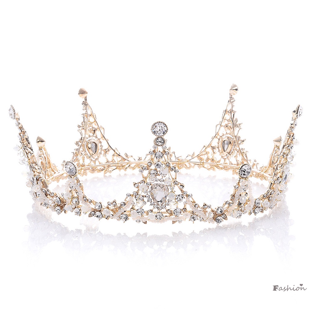 Vương Miện Cài Tóc Cô Dâu Đính Đá Sang Trọng