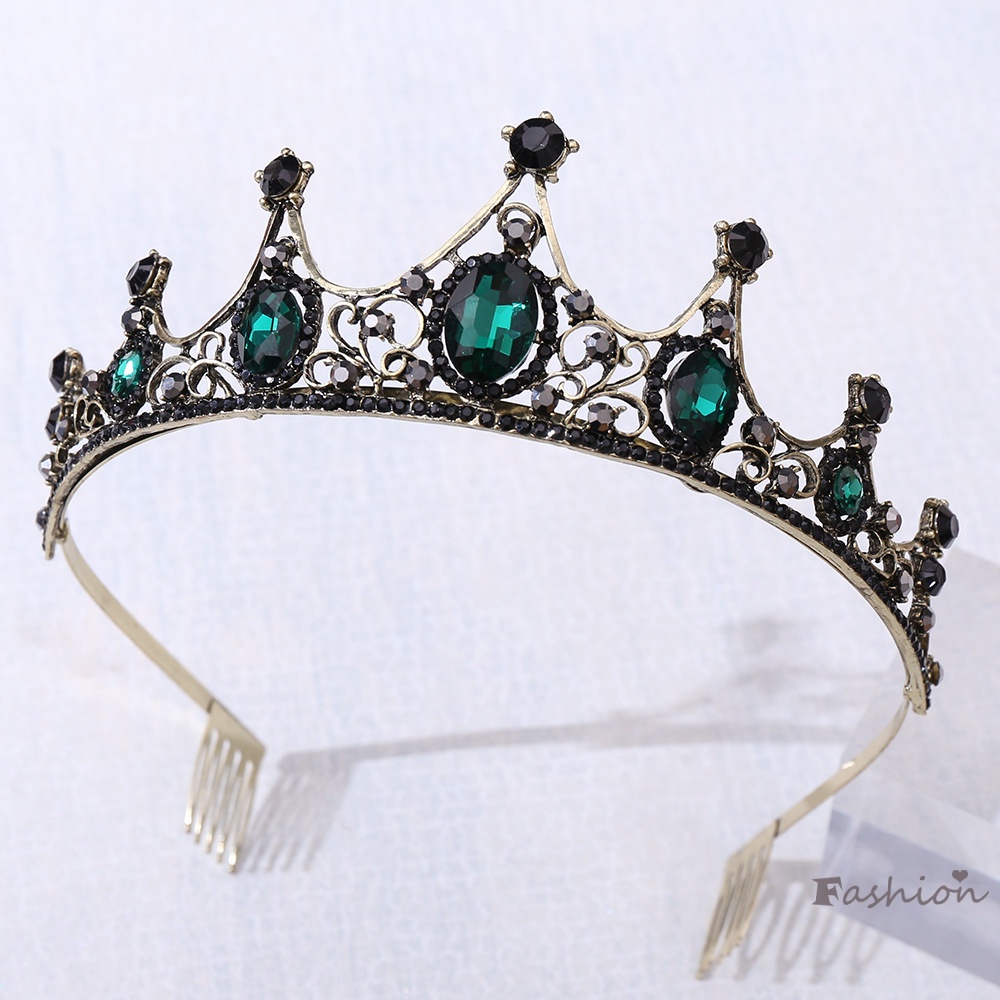 Vương Miện Hợp Kim Phong Cách Retro Cho Cô Dâu