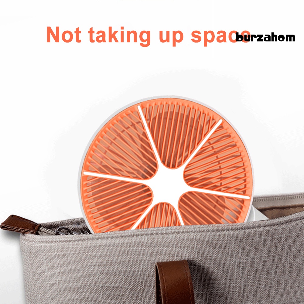 Quạt Làm Mát Mini Để Bàn Hình Quả Bưởi Có Thể Sạc Lại Bằng Cổng USB