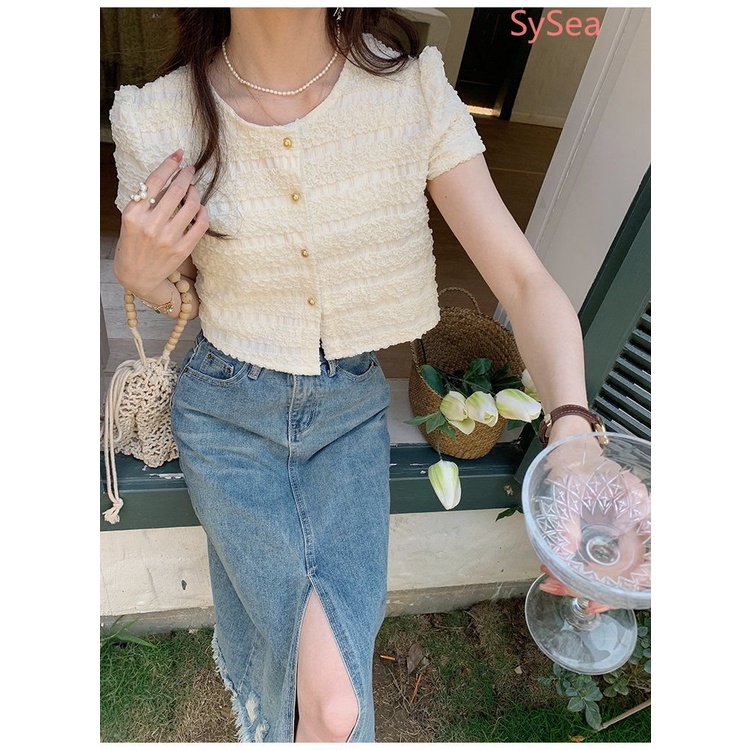 Áo Kiểu Tay Phồng Thời Trang Mùa Hè Cho Nữ