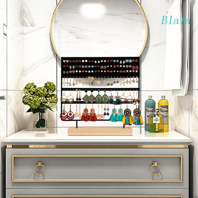 Giá Đỡ Trưng Bày Bông Tai 144 Lỗ 3 Tầng Tiện Lợi