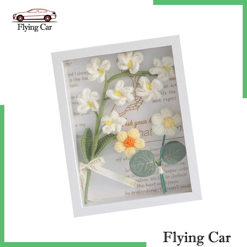 [Lzdjfmy2] Khung Ảnh Hoa Móc Bằng Sợi Móc Để Trang Trí Phòng Ăn Tiệc