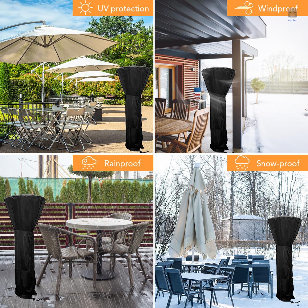 Vỏ Bọc Máy Sưởi Ngoài Trời Bằng Vải Oxford Bền Chống Nước Chống Bụi