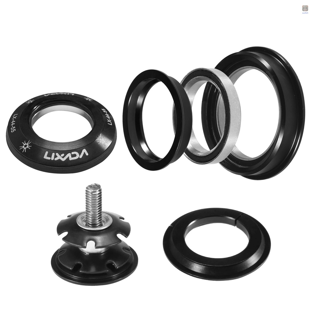 Lixada Bộ Tai Nghe Vòng Bi Bằng Hợp Kim Nhôm CNC Độ Chính Xác Cao Cho Xe Đạp