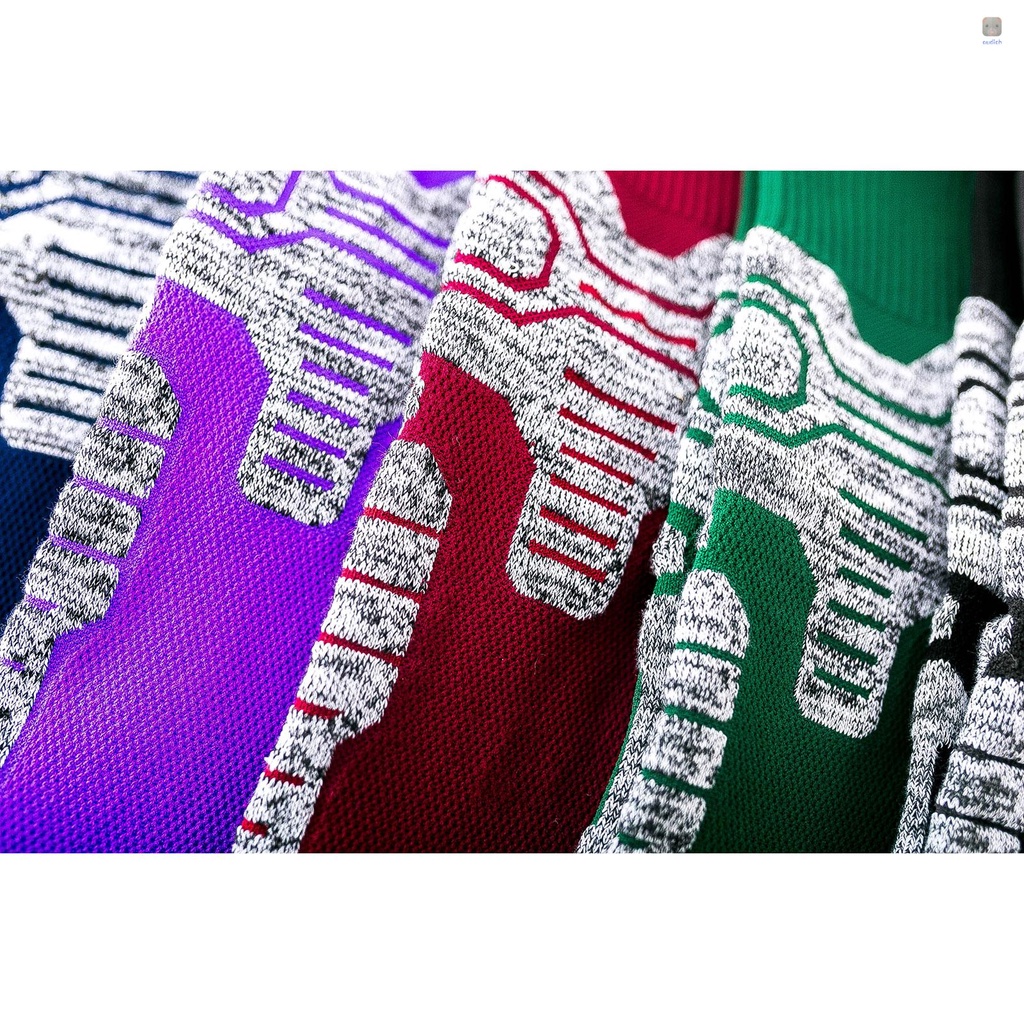 Vớ Thể Thao Dày Dặn Có Đệm Gân Chống Ẩm Chống Trượt Thoáng Khí Cho Nam