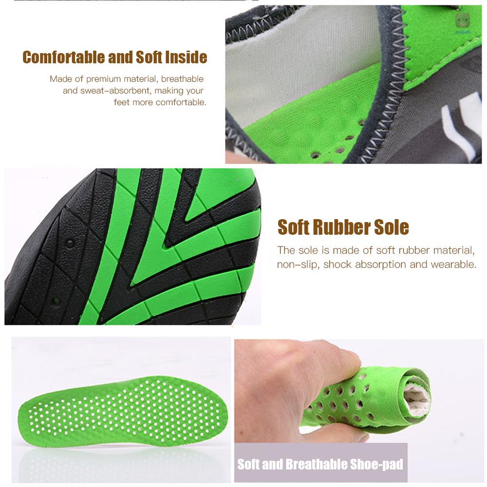 Giày Thể Thao Đi Biển Đa Năng Thoáng Khí Mau Khô Chống Trượt Cho Nam Nữ