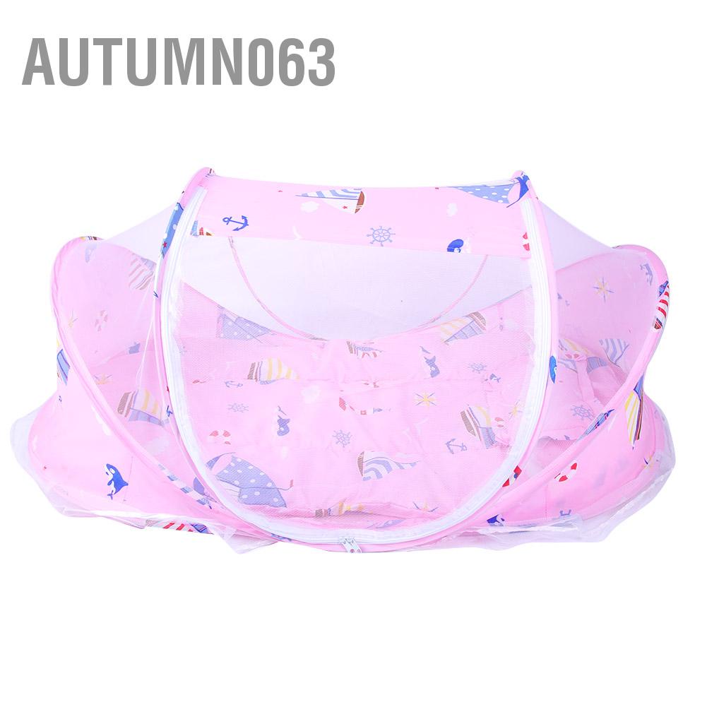 Autumn063 3 Cái/bộ Di Động Có Thể Gập Lại Lều Chống Muỗi Cho Trẻ Sơ Sinh Ngủ Du Lịch Bé
