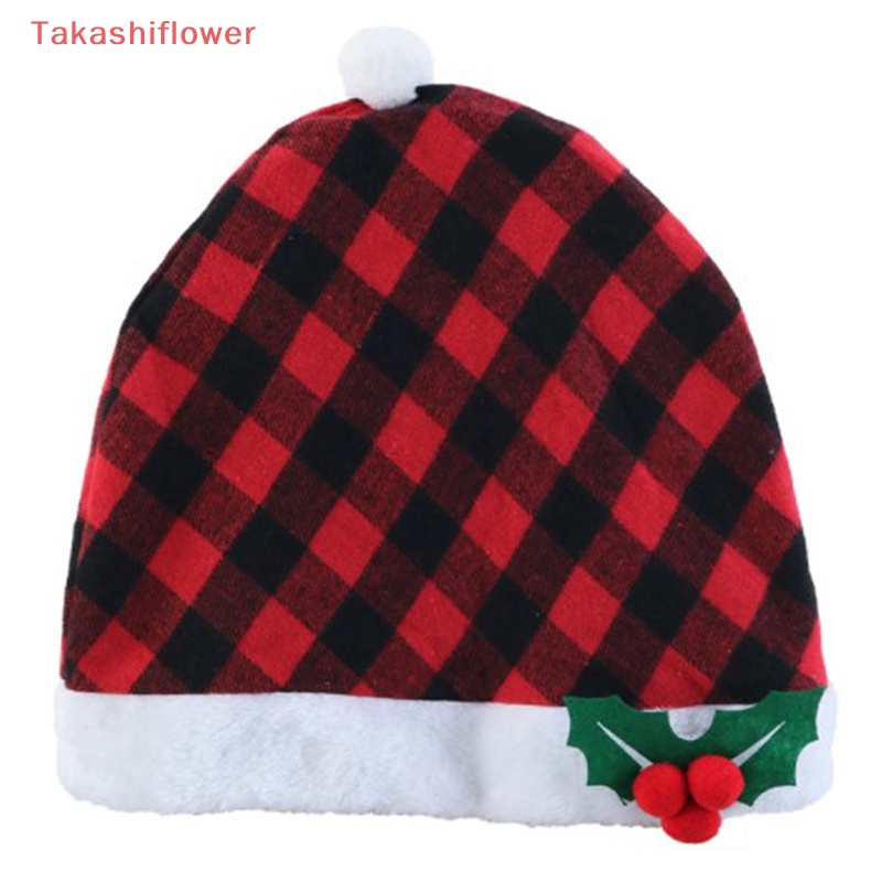 Nón Giáng Sinh Năm Mới Bằng Cotton Ấm Áp Có Đèn
