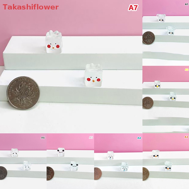 Set 5 Khối Đá Mini Bằng Nhựa Phát Quang Hình Động Vật Xinh Xắn Dùng Trang Trí DIY